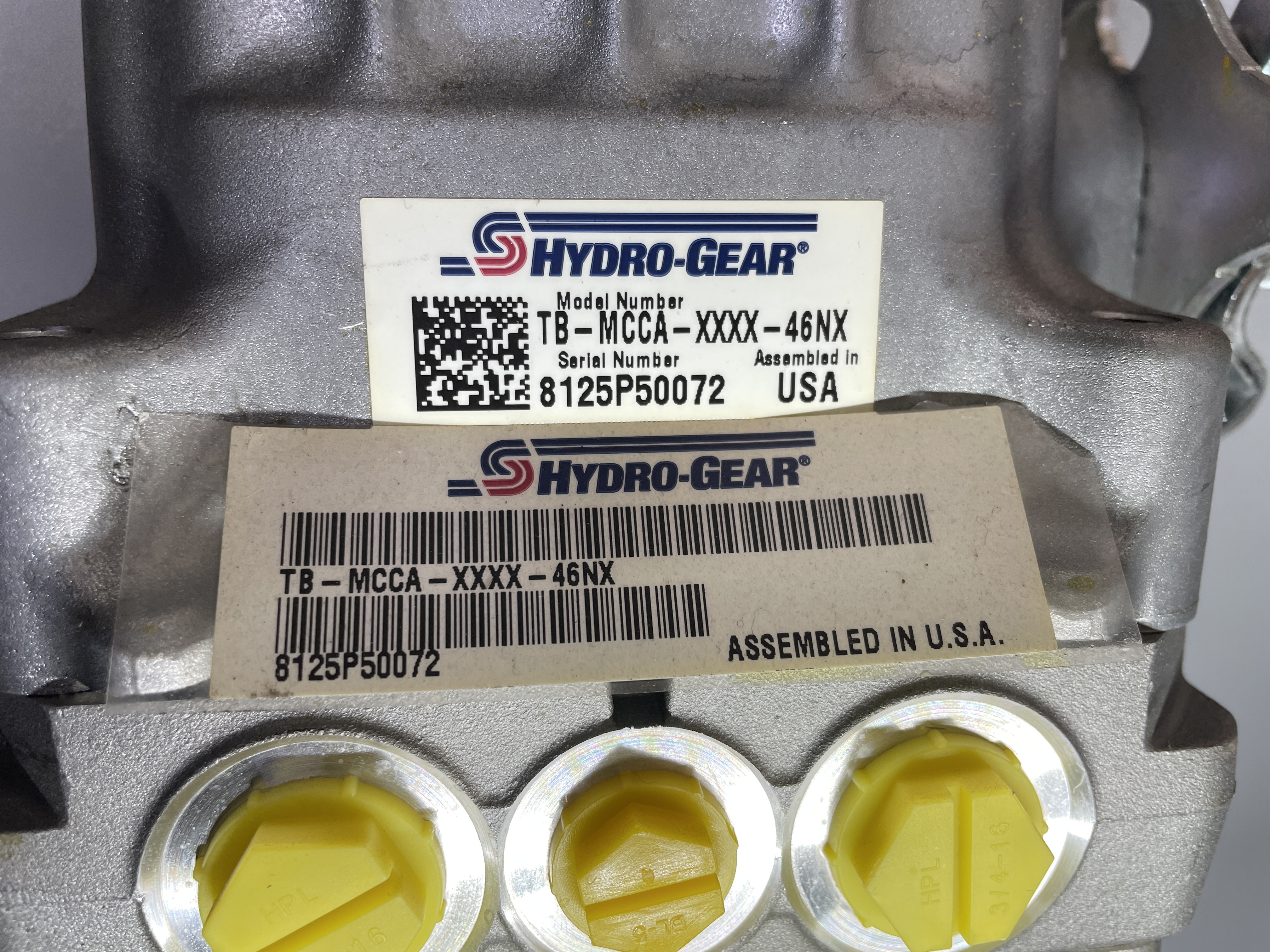 Pompe Hydro-Gear série TB, TB-MCCA-XXXX-46NX