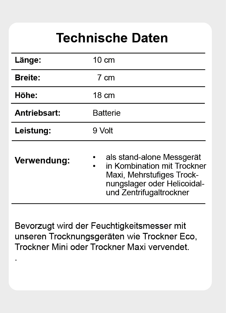 Moisture meter Moisture meter